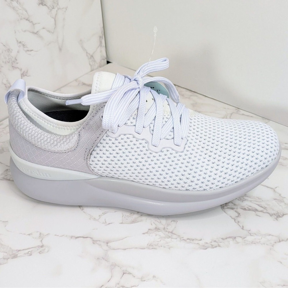 moshn Rhythm Orthotic Walking Athletic Shoe Lucent White Size 7 NEW IN BOX $170 - Picture 3 of 11